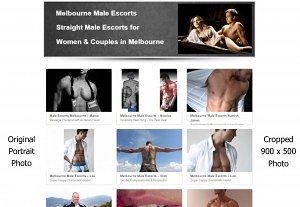 Male Escorts Melbourne Screen Capture of Melbourne Male Escorts Feature Photo Format